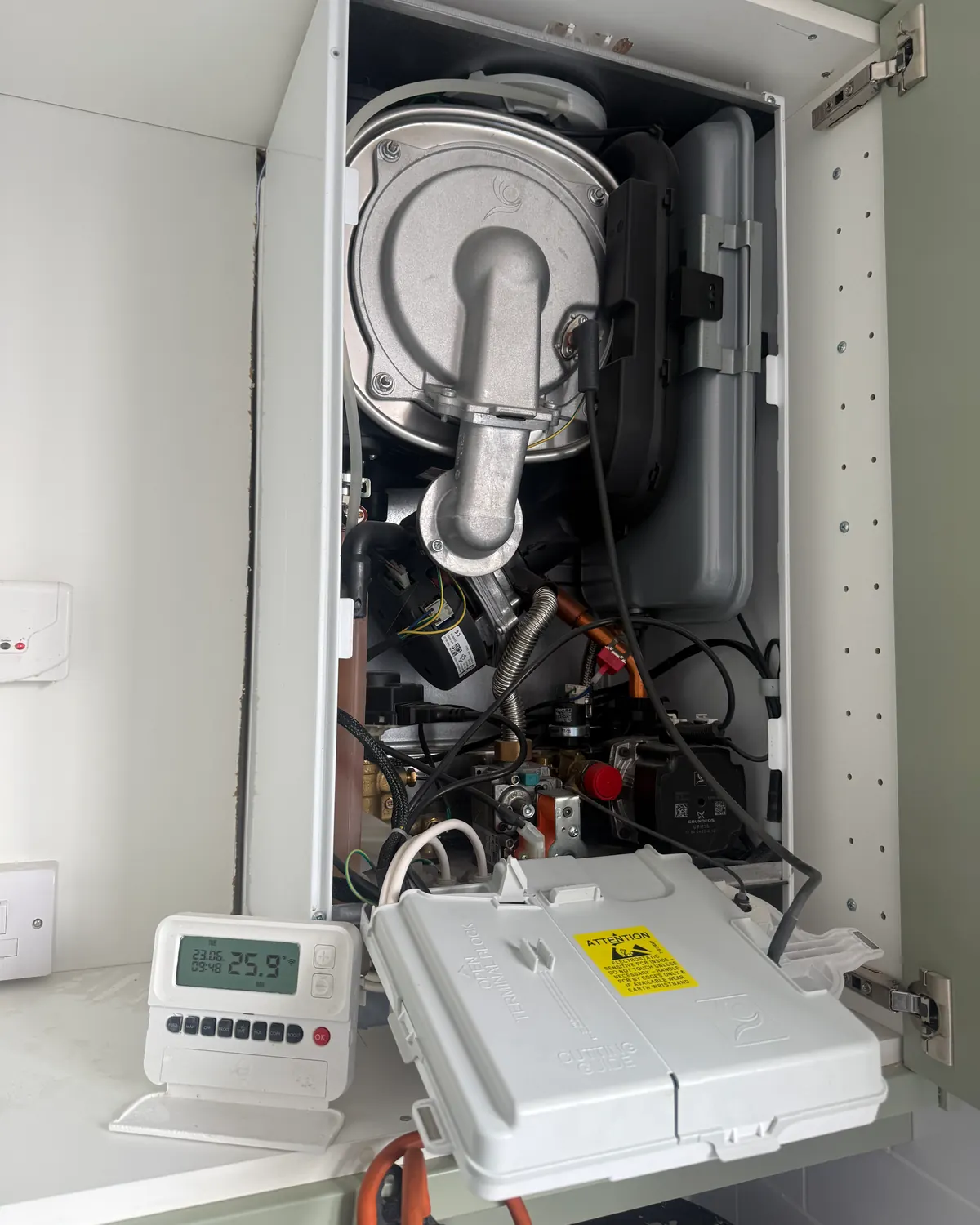 Boiler service access